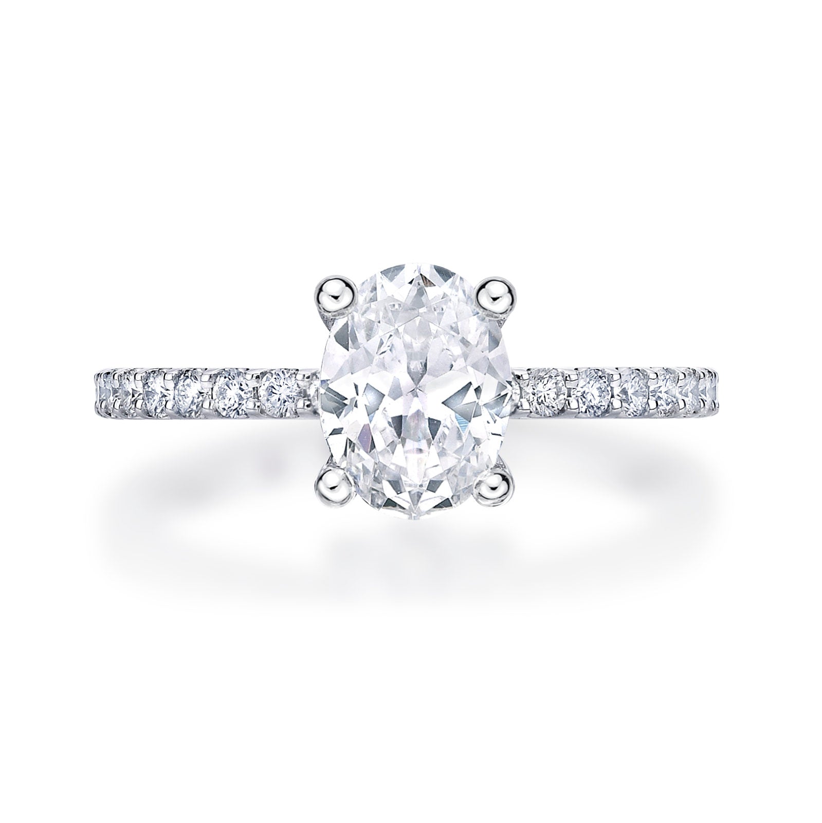 Natalia Oval Cut Engagement Ring