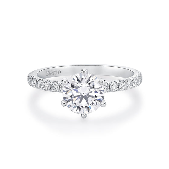 Addison Round Brilliant Engagement Ring