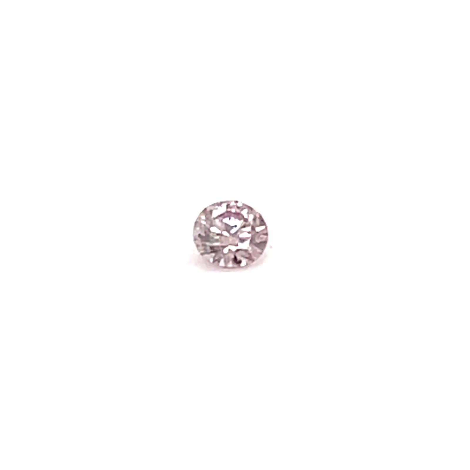 Argyle Certified Pink 0.10ct Round 7PP SIAV