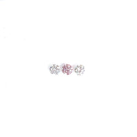 Argyle Certified Pink 0.10ct Round 7PP SIAV
