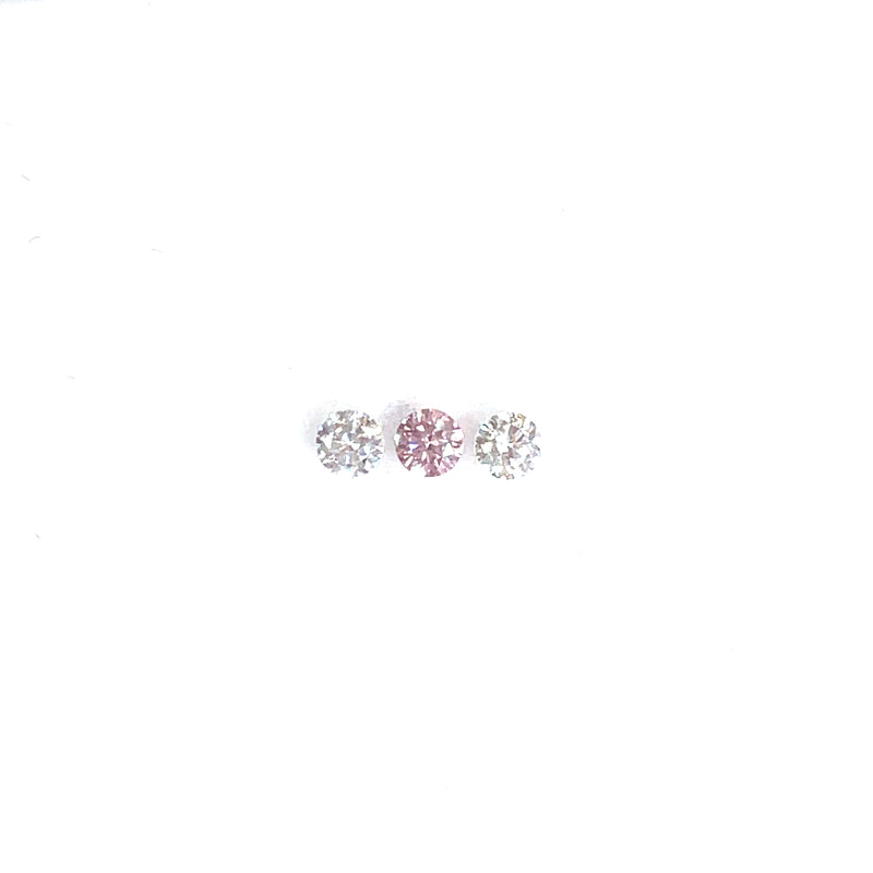 Argyle Certified Pink 0.10ct Round 7PP SIAV