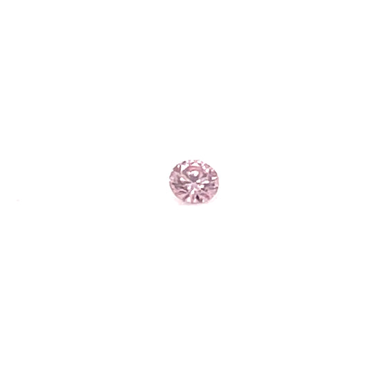 Argyle Certified Pink 0.10ct Round 7PP SIAV