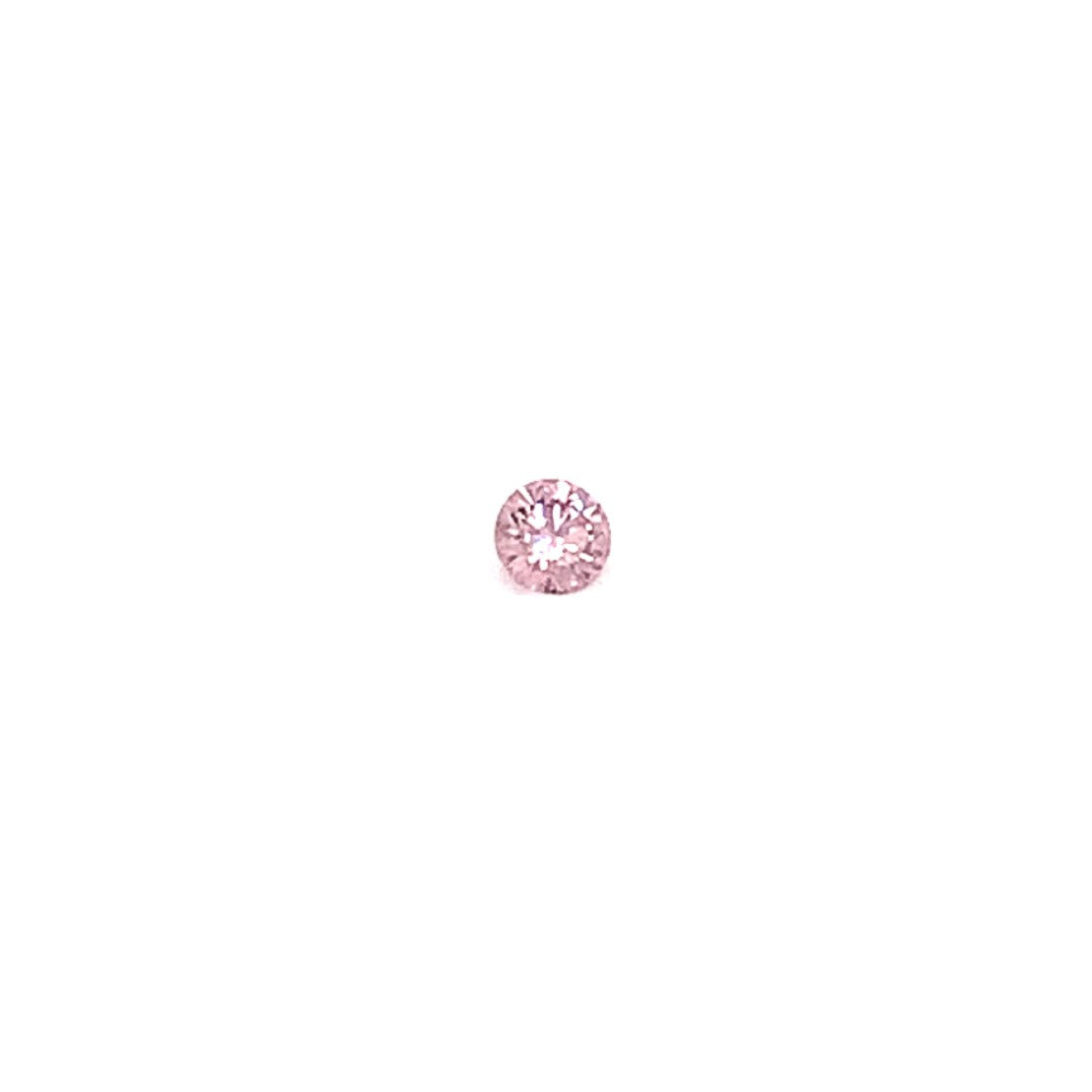 Argyle Certified Pink 0.11ct Round 6P SIAV