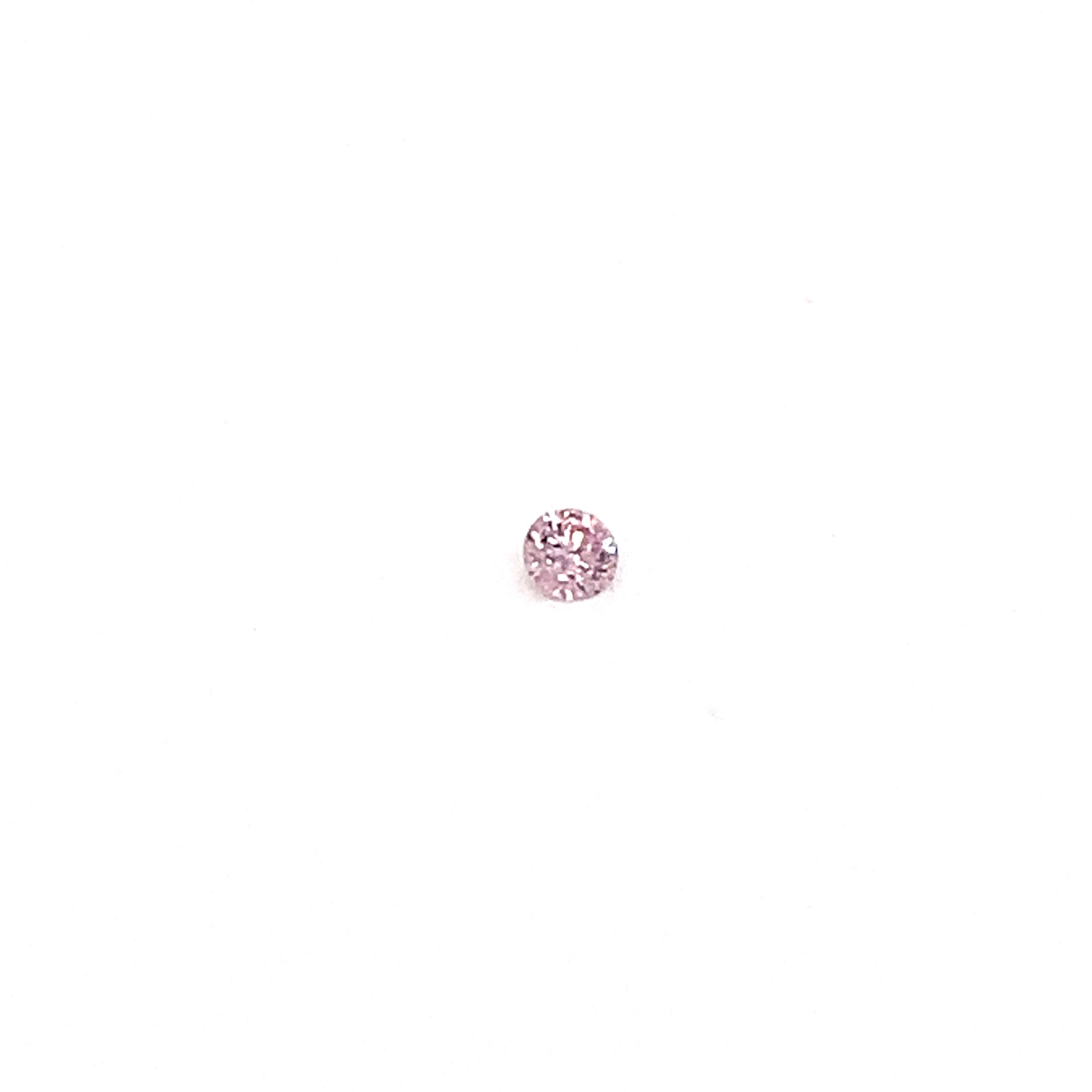 Argyle Certified Pink 2=0.119ct Round 6P SIAV
