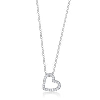 Angled Heart Pendant