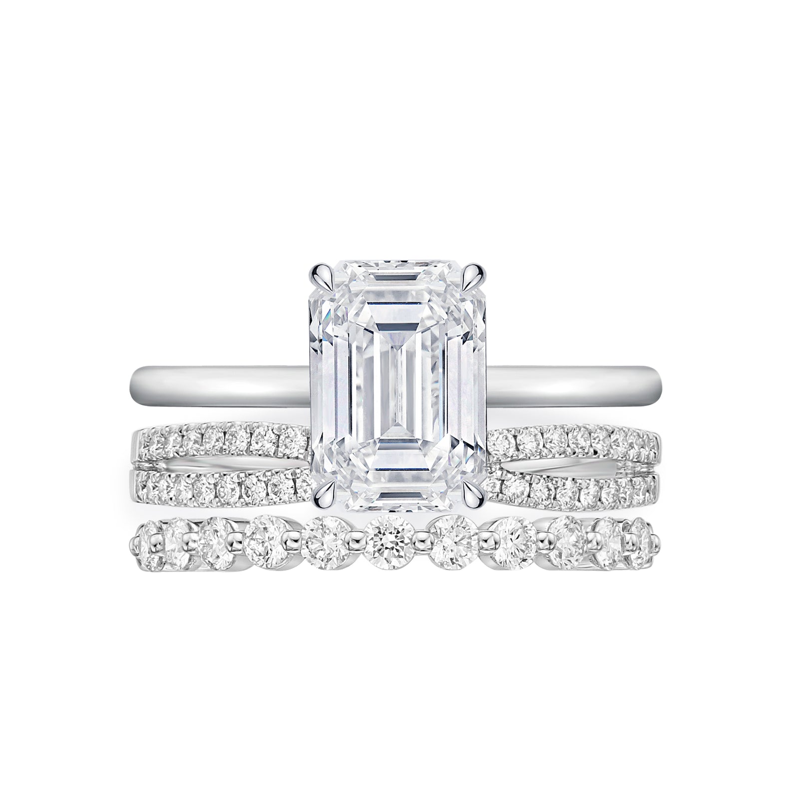 Dakota Emerald Cut Engagement Ring