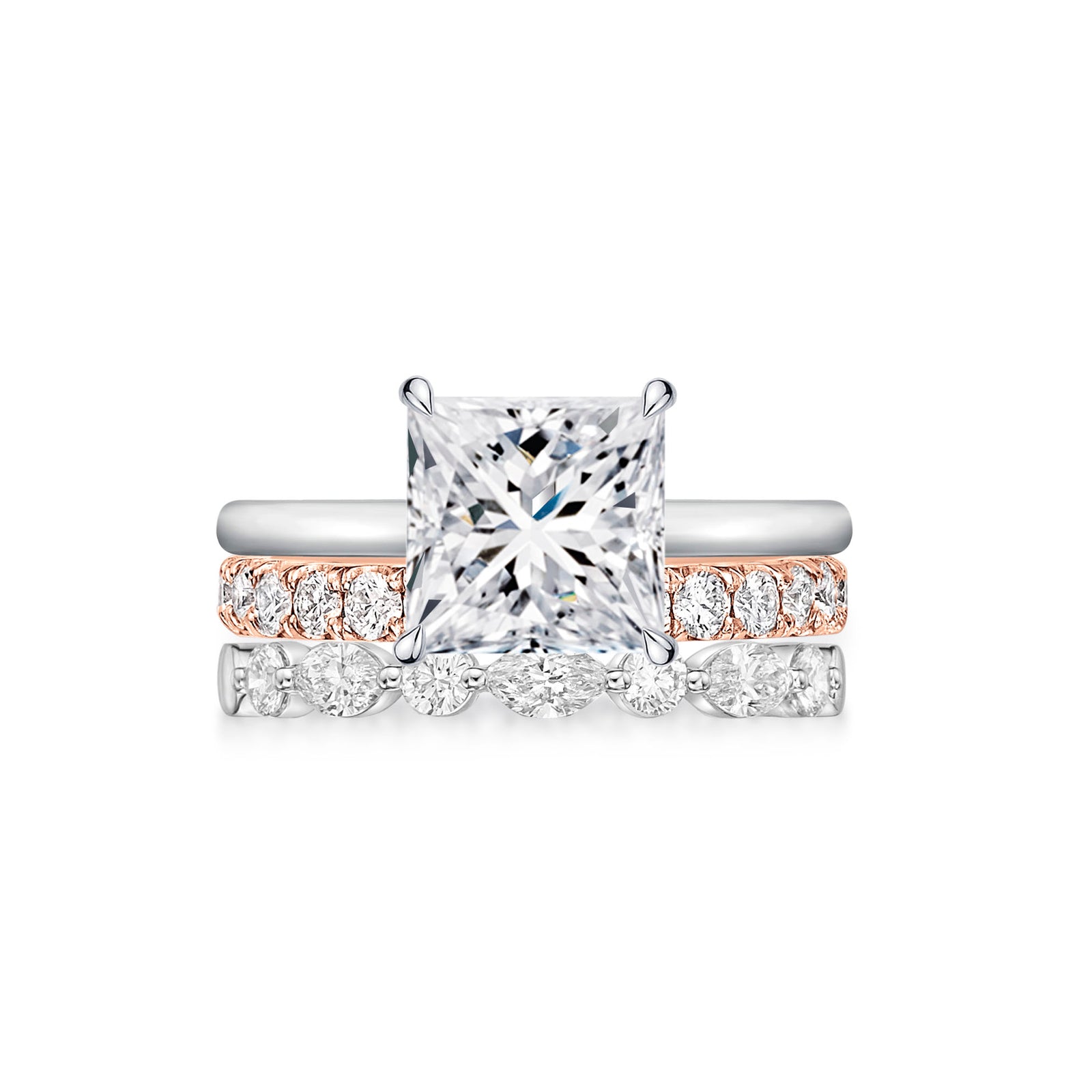 Evie Princess Cut Engagement Ring