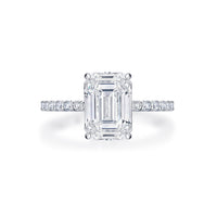 Bianca Emerald Cut Engagement Ring