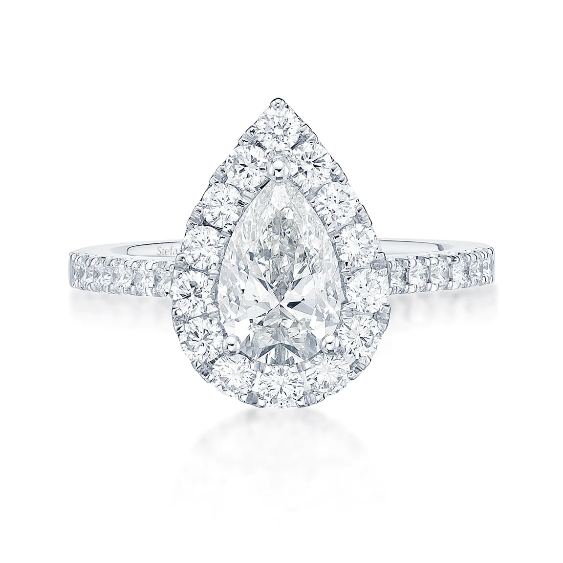 Hannah Pear-Shape Engagement Ring