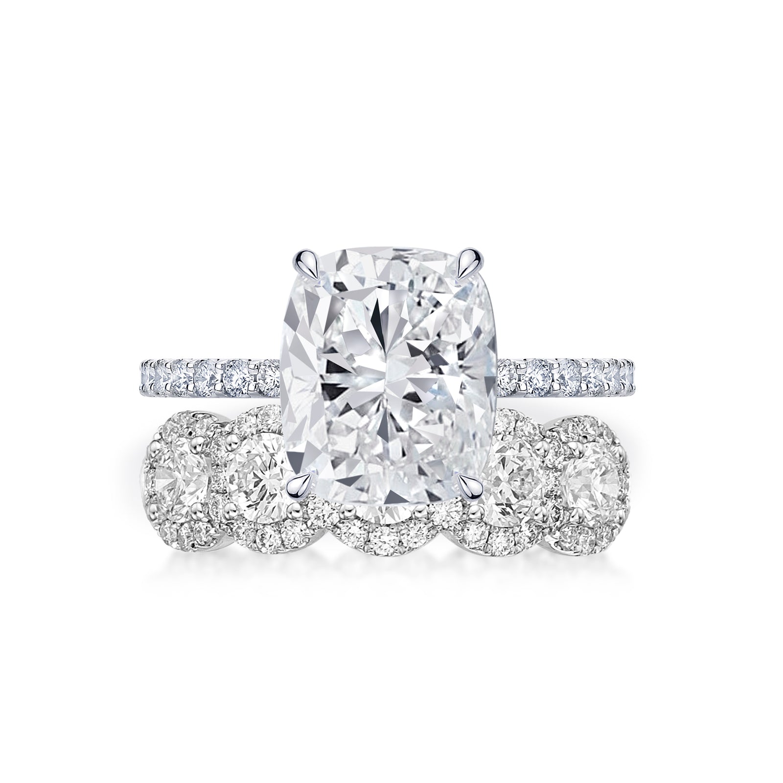 Harriet Cushion Cut Engagement Ring