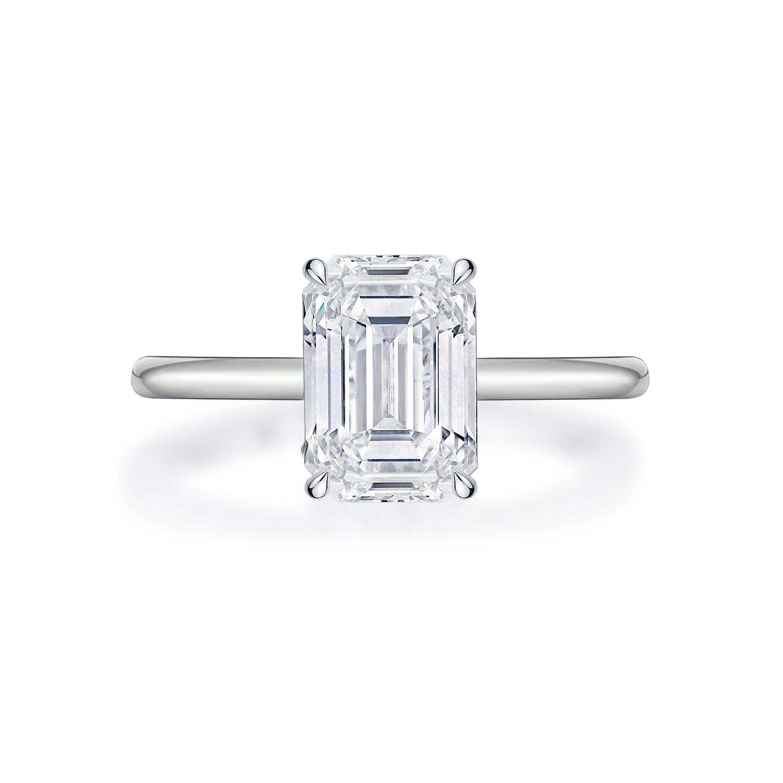 Dakota Emerald Cut Engagement Ring