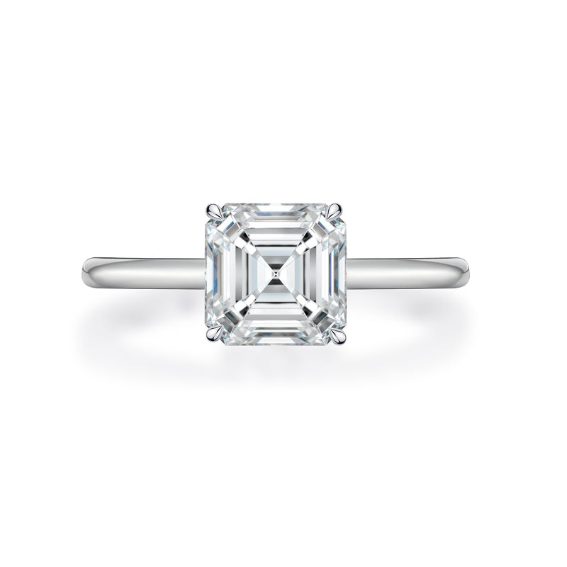 Theresa Asscher Cut Engagement Ring