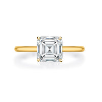 Theresa Asscher Cut Engagement Ring