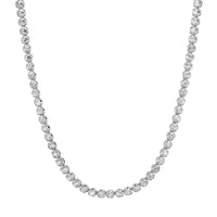 Illusion Diamond Tennis Necklace