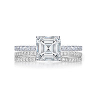 Natasha Asscher Cut Engagement Ring