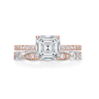 Natasha Asscher Cut Engagement Ring