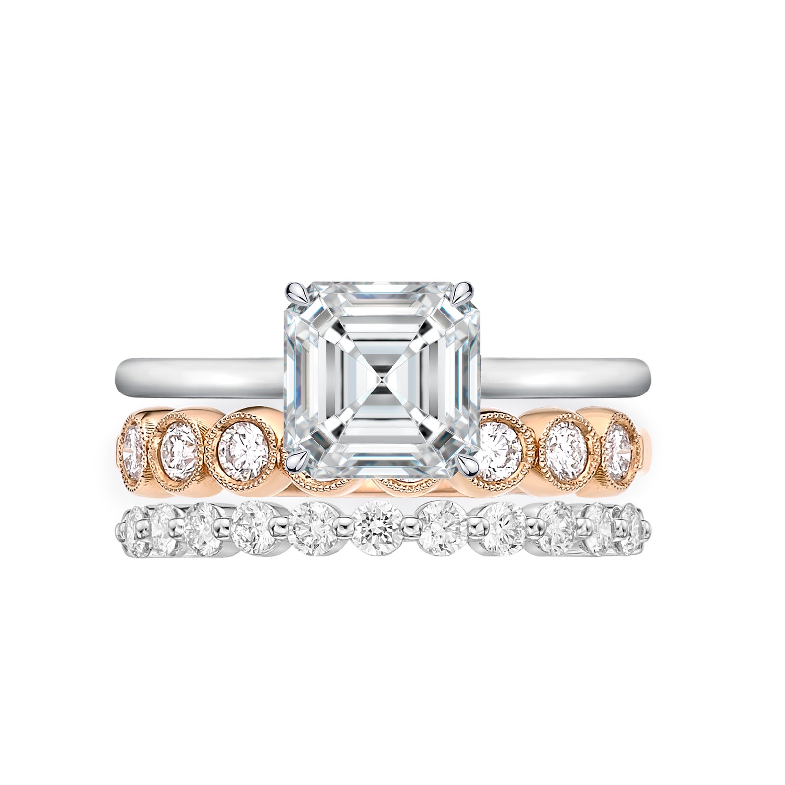 Theresa Asscher Cut Engagement Ring