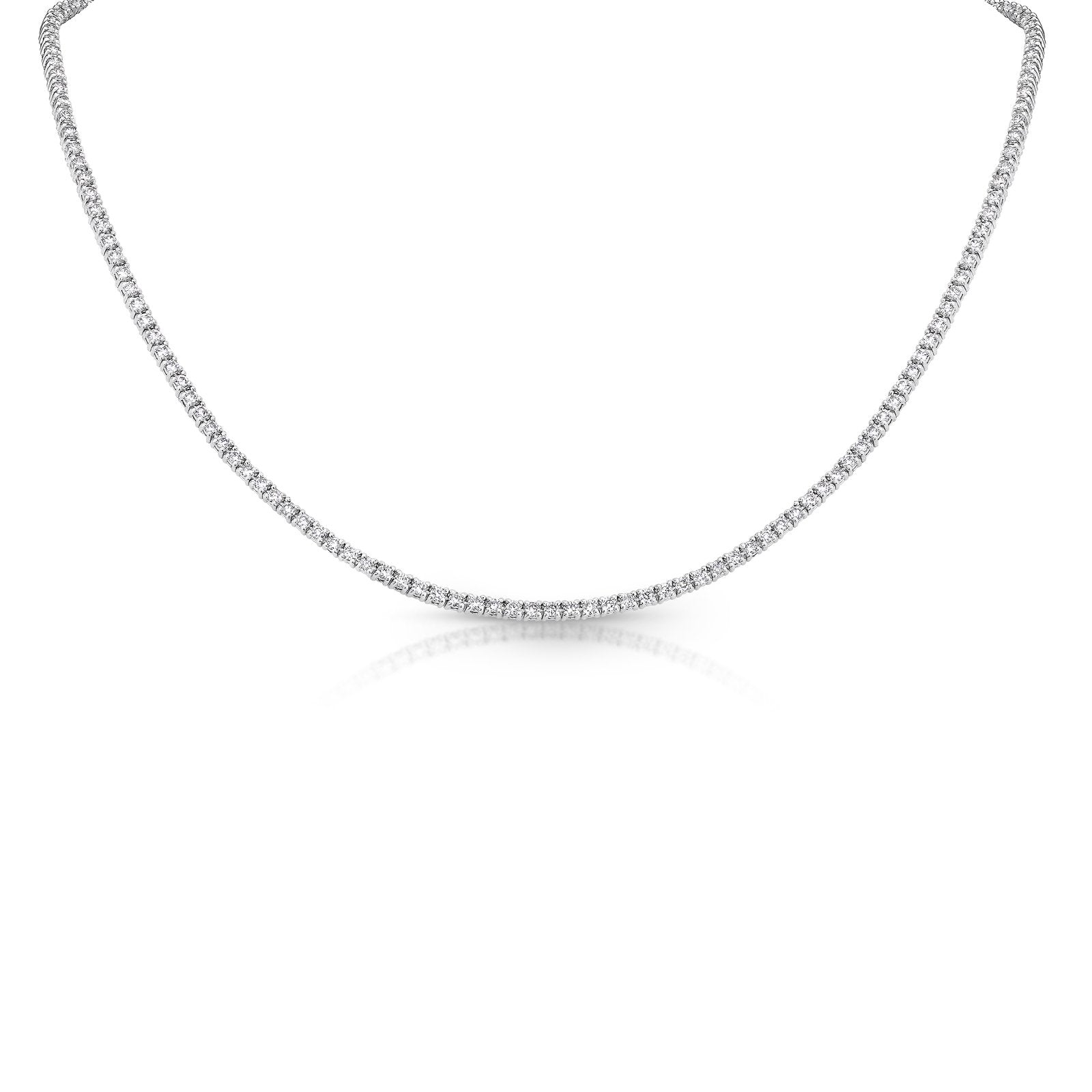Classic Diamond Tennis Necklace