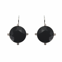 Black Agate Earrings