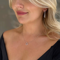 Angled Heart Pendant
