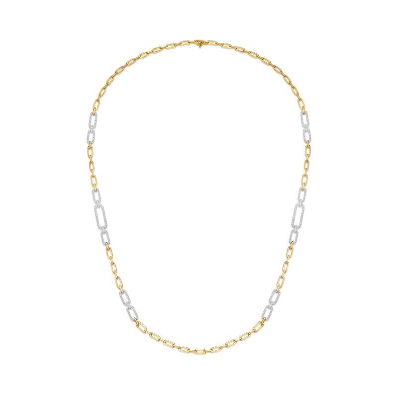 Chain Link Opera Length Necklace