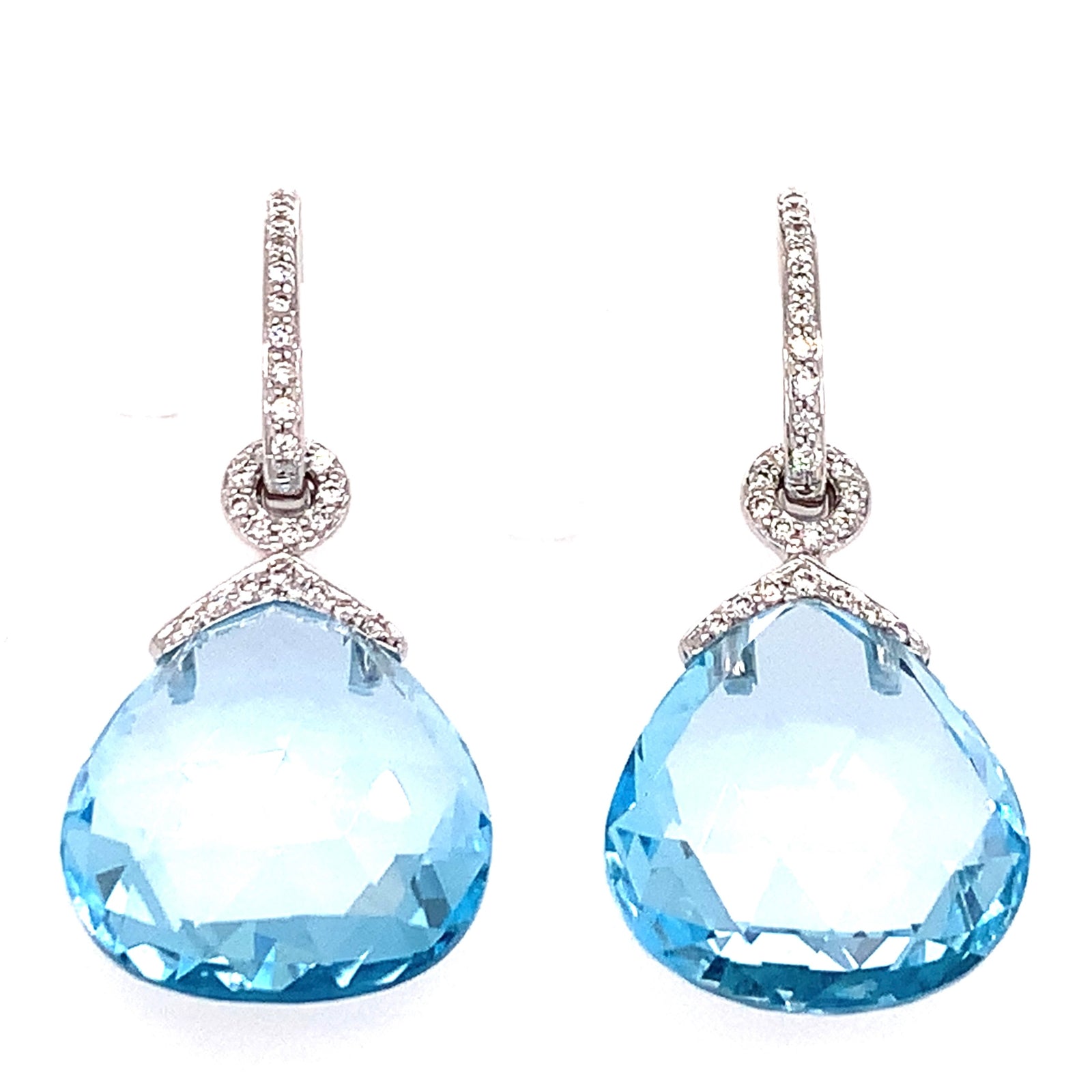 Blue Topaz Earrings