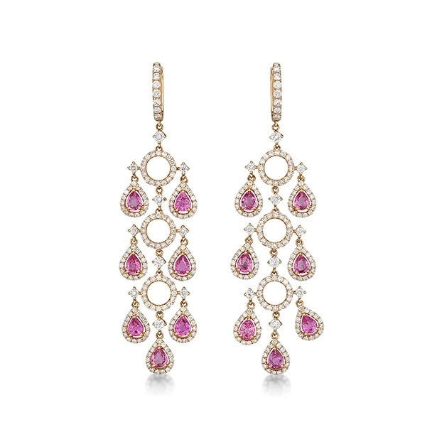 Pink Diamond Earrings Jewellery Stefan Diamonds Perth