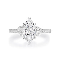 Marcella Marquise-Shape Engagement Ring