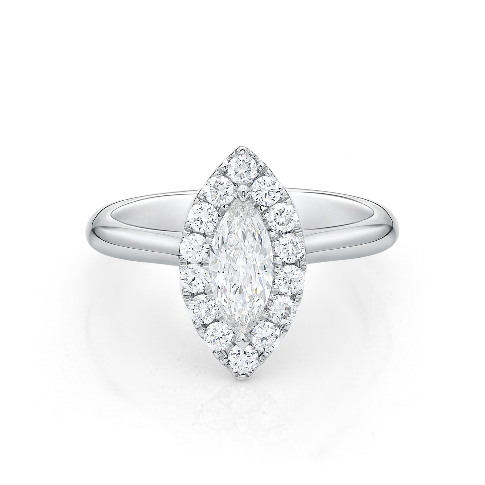Eliza Marquise-Shape Engagement Ring