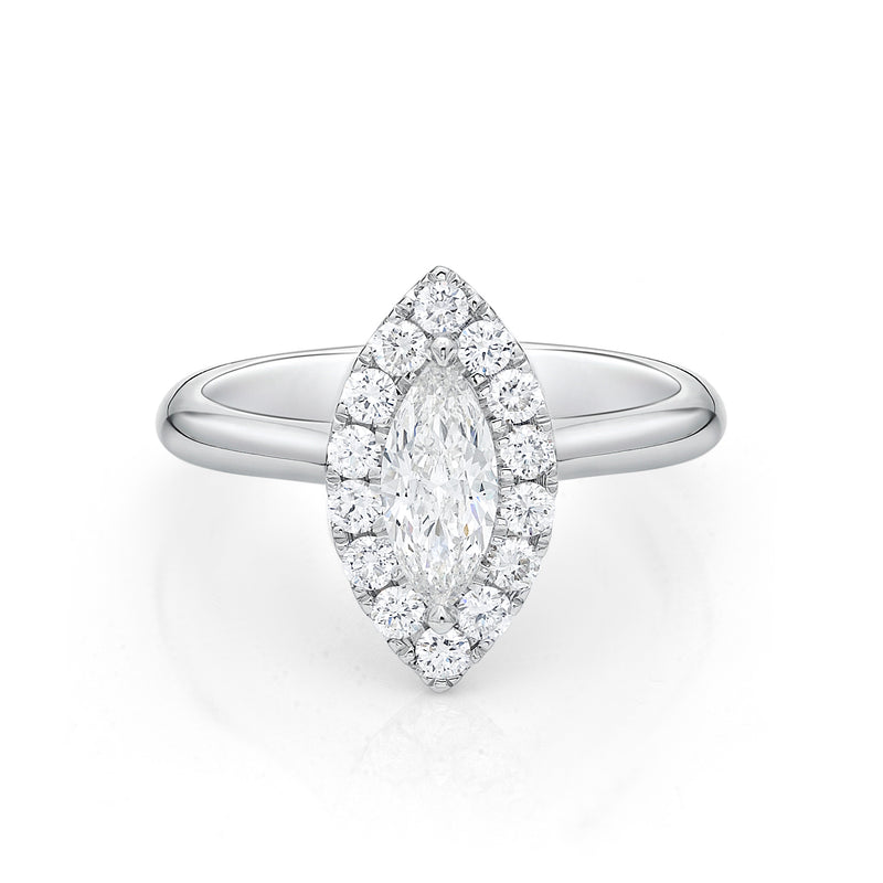 Eliza Marquise-Shape Engagement Ring