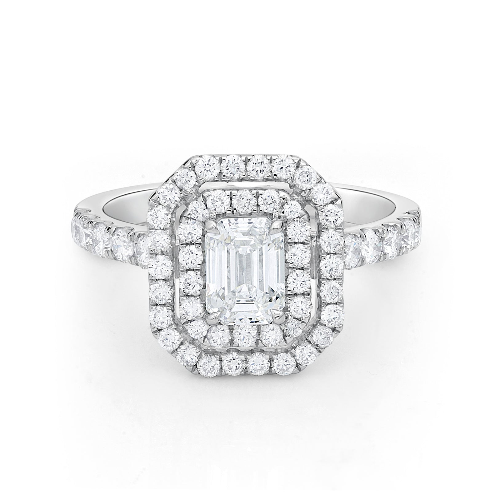 Sienna Emerald Cut Engagement Ring