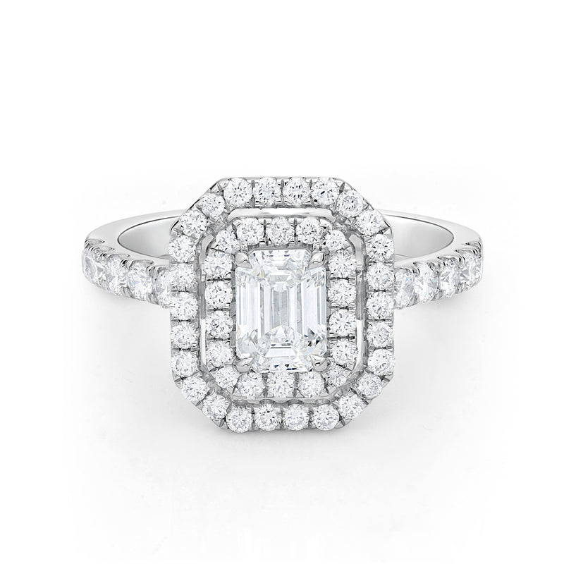 Sienna Emerald Cut Engagement Ring
