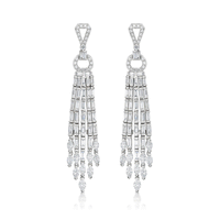 Diamond Art Deco Earrings